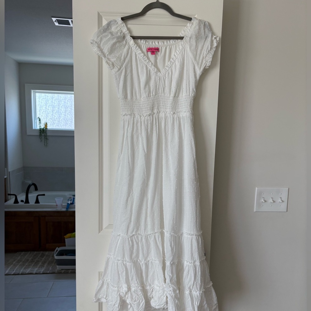 Betsey Johnson Long White Women's Dress
